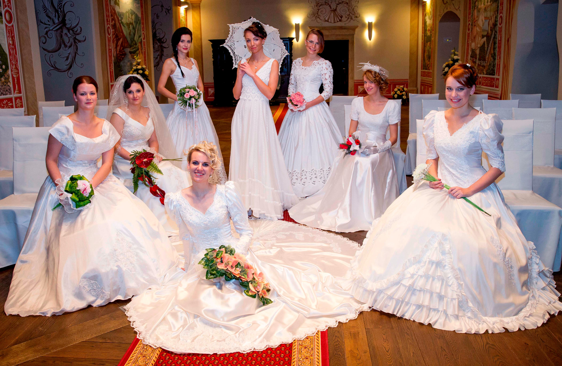 svatebni šaty nevěsty